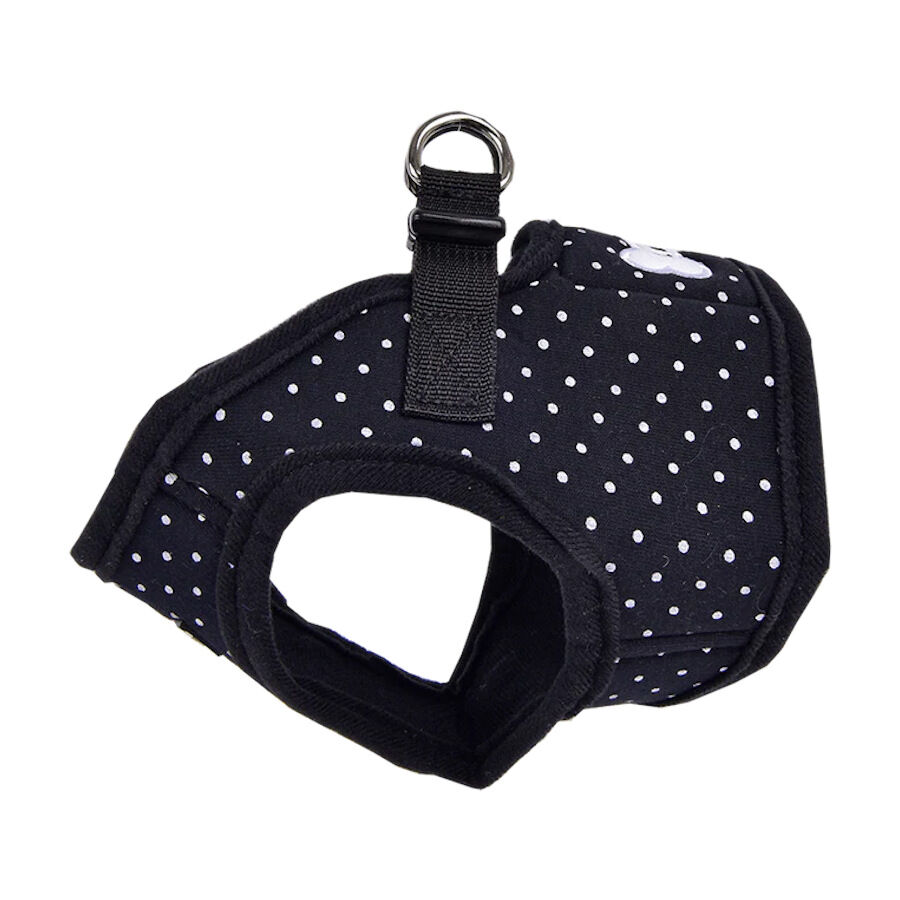 Puppia Dotty Chaleco Negro arn&eacute;s para perros, , large indicador imagen numero 3